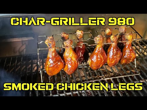 Smoked Chicken Legs On Char-Griller 980 Gravity | How To Smoked Chicken Legs