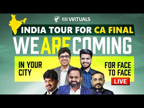 INDIA TOUR 🇮🇳 Announcement | CA May-23 Exams | BB Virtuals