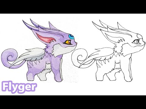 How to draw Flyger | Prodigy Math Game