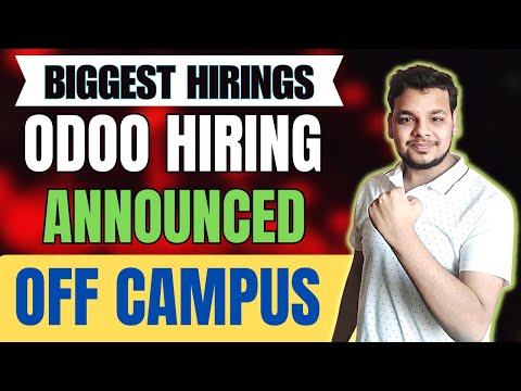 Odoo Hiring Announced | OFF Campus Drive For 2025 to 2023 Batch | Latest Fresher Jobs