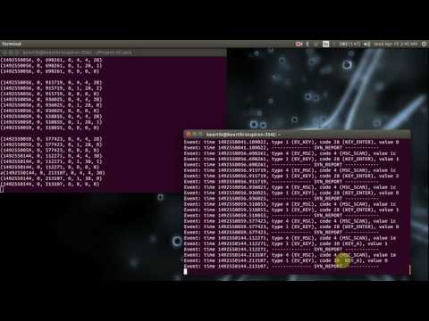 Raw keyboard data stream - Linux