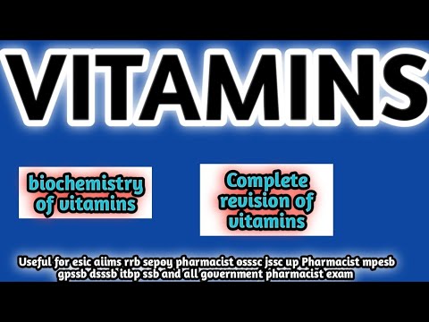 vitamins mcq#rrbpharmacistexam2024#ossscpharmacistexam2024#jssc#dsssb#esic#itbp