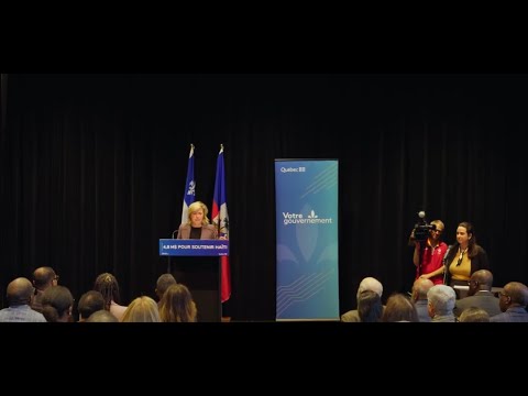 Le Québec présente son plan de soutien pour Haïti