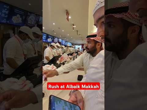 Rush hour at Albaik #makkah #usmantahirjappa #travel #hajjmemories #umaisavlogs #holyprophet #islam