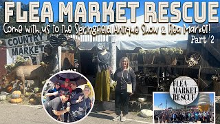 SHOP SPRINGFIELD ANTIQUE SHOW & FLEA MARKET WITH US FOR THRIFTED HOME DECOR FINDS - PART 2- 2024