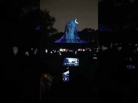 Adiyogi show at Ranchi railway station Durga Puja pandal !