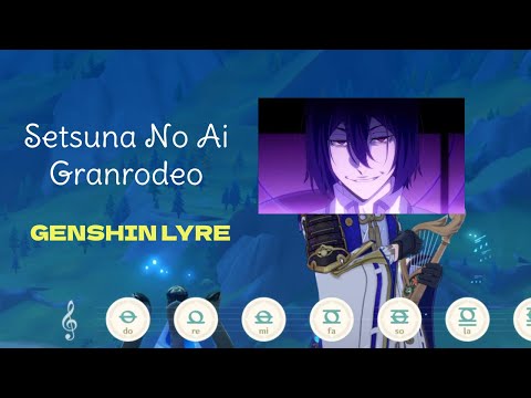 "Setsuna No Ai" Granrodeo (Bungou Stray Dogs op 3) on Genshin Lyre (easy)