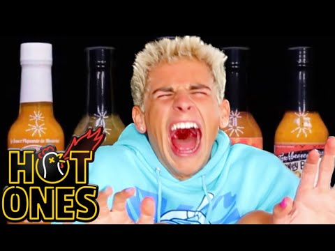 i do the HOT ONES HOT SAUCE challenge!!! 🥵