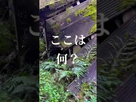 【閲覧注意】山奥にある不気味な建物 #shorts #廃墟