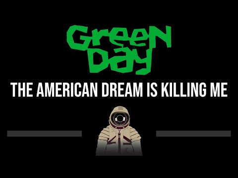 Green Day • The American Dream Is Killing Me (CC) 🎤 [Karaoke] [Instrumental]