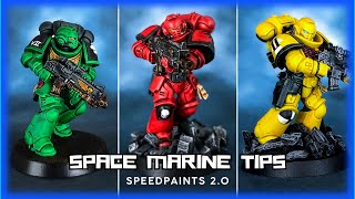 AMAZING Tips for speedpainting space marines