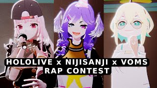 Rap Contest - Hololive X Nijisanji X VOMS | Kanauru Original