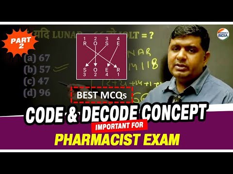 Code & Decode Concept | Non - Pharma | PART-2 | Important For RRB Pharmacist Exam #rrbpharmacist