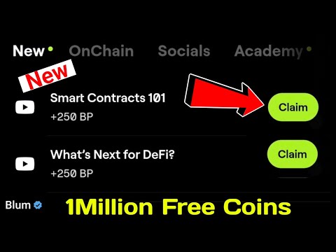 Smart contract 101 video code | Blum new video code| Blum video code today