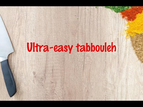 How to cook - Ultra-easy tabbouleh