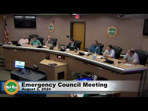 Emergency Council Meeting - 08/2/2024