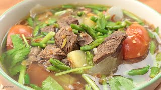 ซุปเนื้อวัวตุ๋นแบบอิสลาม ทำอย่างไรให้หอมอร่อยน้ำซุปใสน่ากิน Thai Beef Soup