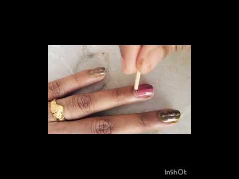 nail art at home #nailart #nailarttutorial #trendingnails #nails #stylishnailart #simplenailart #art