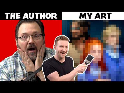 Painting characters EXACTLY as described - and Showing the Author?! (Brandon Sanderson Edition!)