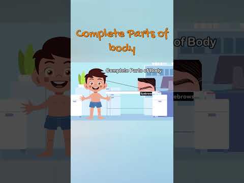 How To Teach Kids Parts Of Body In English | Learning Body Parts For Kids