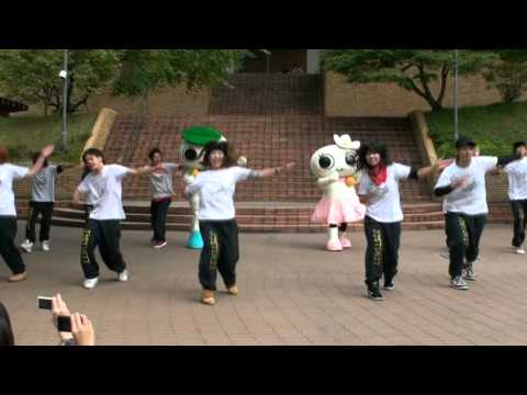 京都橘大学　被災地応援企画「Dance with ひびき＆いく♪」