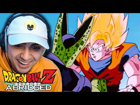 Goku Vs Cell! Dragon Ball Z Abridged Ep 58 Reaction