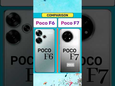 Poco F6 vs Poco F7 #pocophones #shortvideo