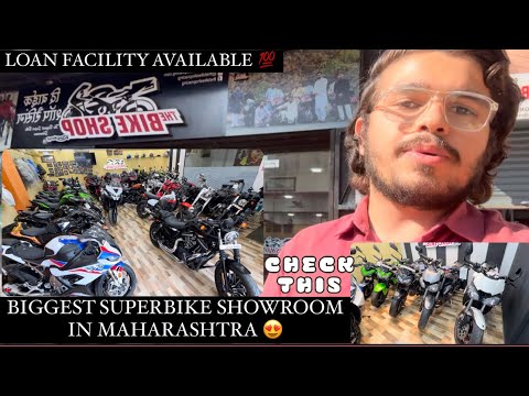 BIGGEST SUPERBIKE SHOWROOM IN MAHARASHTRA- THEBIKESHOPRACING | 100 + Superbikes 😍