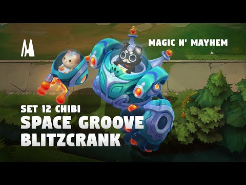 CHIBI SPACE GROOVE BLITZCRANK | FINISHER, BOOM, EMOTES  | TFT SET 12