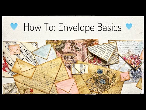 Envelope Basics - How To - Tutorial - With Napkin Accents