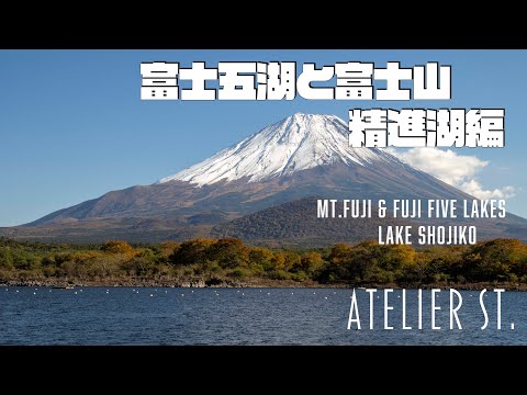 富士五湖と富士山　精進湖編