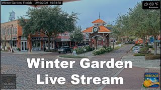 🔴 LIVE: Winter Garden, Florida Downtown Webcam