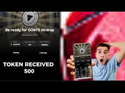 Goats Airdrop Received token 😍 | goats Airdrop|goats token | goat listing date