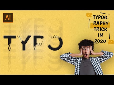 *TYPOGRAPHY* TRICK FOR GRAPHIC DESIGNER IN 2020 | ADOBE ILLUSTRATOR