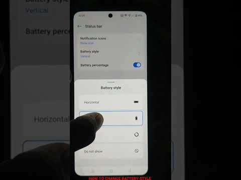 BATTERY STYLE CHANGE IN ONEPLUS MOBILE #batteryhealth #battrysetting #stylechange#android14