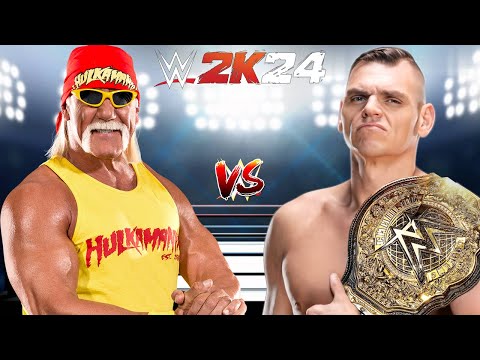 WWE 2K24 HULK HOGAN VS. GUNTHER FOR THE WWE WORLD HEAVYWEIGHT CHAMPIONSHIP BELT!