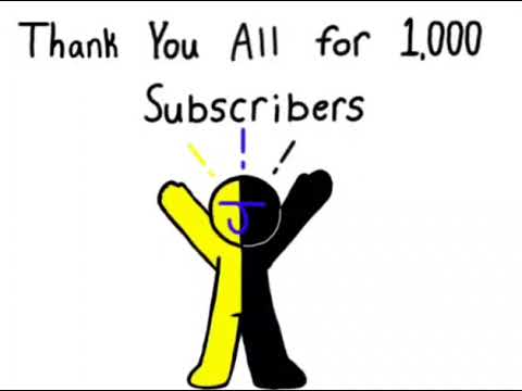 1,000 Subscriber Special