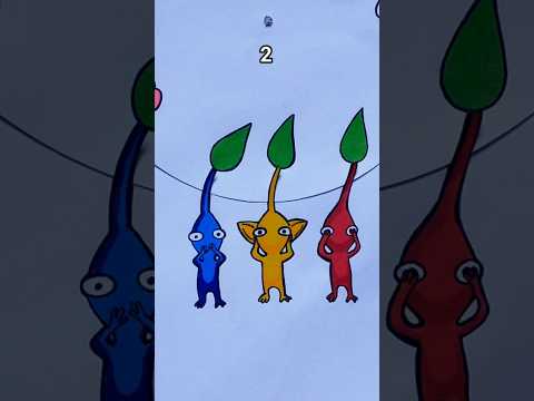 Pikmin #heypikmin #pikmin #shorts #art