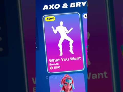 The ✨NEW✨ “What You Want” Dance is available in the Itemshop!! #Itemshop #Crystaleena #LegoFortnite