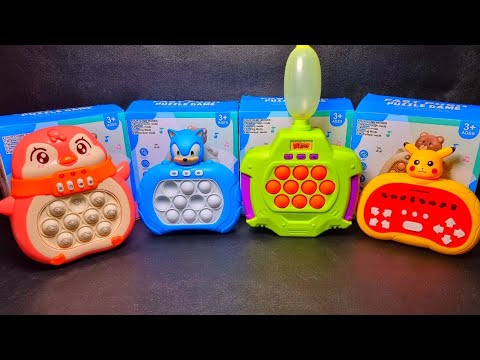 3 Minutes Satisfying with Playing Push Game Pop It Eletrônico Fidget Toy ASMR No Talking