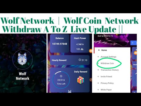 Wolf Network Withdrawal | Wolf Network | Wolf Network Update | Wolf Network KYC | Cryptocurrency |