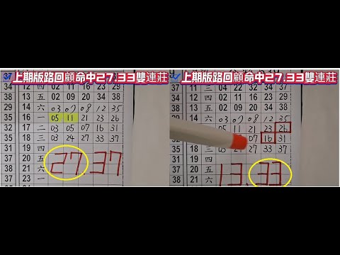 【阿俊539】 2024/12/19 本期命中27.33二星｜#今彩539 #熱門 #539版路