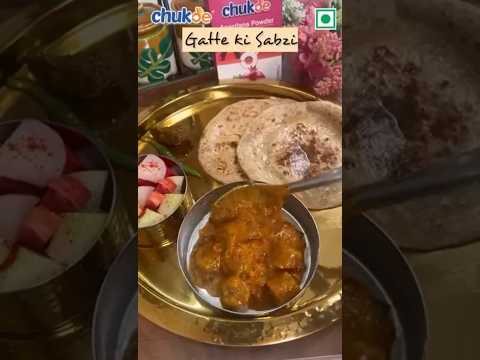 Gatte Ki Sabzi Recipe |Chukde Spices