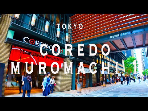 Coredo Muromachi 4K Walking Tour (Tokyo Japan)- Tour with Captions & Immersive Sound,コレド室町1