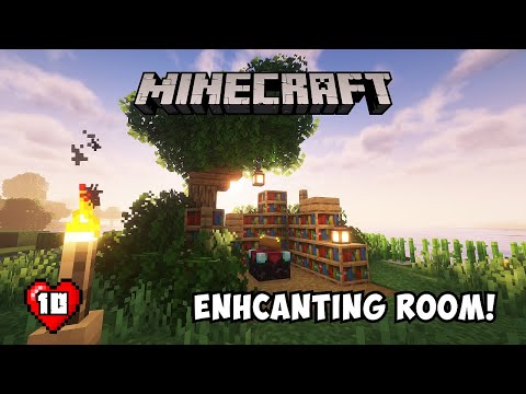 MEMBUAT ENHCANTING ROOM! | Minecraft Indonesia #10