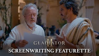 Screenwriting of Gladiator II – Ridley Scott, Paul Mescal, Pedro Pascal, Denzel Washington