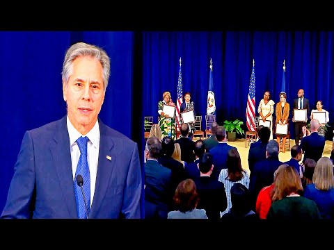 Secretary Blinken Honors Human Rights HEROES at the State Department!