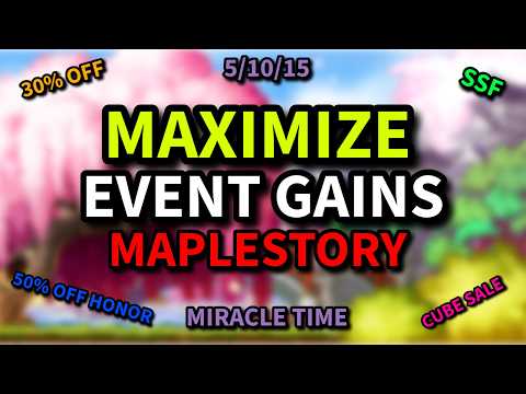 Prepare For Events In Maplestory In-depth Guide