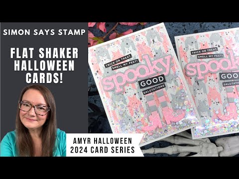 Flat Shaker Halloween Cards! | AmyR Halloween 2024 Card Series #31