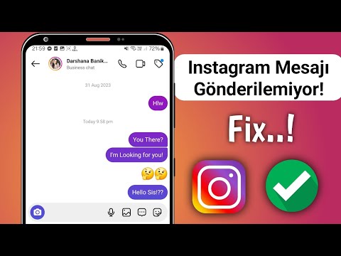 Instagram Mesaj Gönderilemedi Hatası Nasıl Onarılır || instagram mesaj sorunu 2024